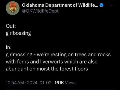 Never heard of girlmossing before but I'm into it