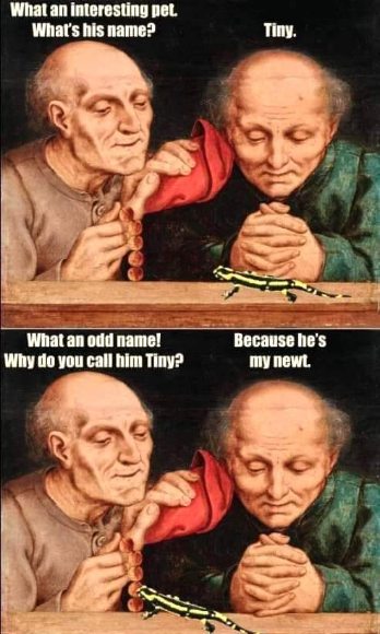 Lol this dad joke is so old but it still kinda slaps