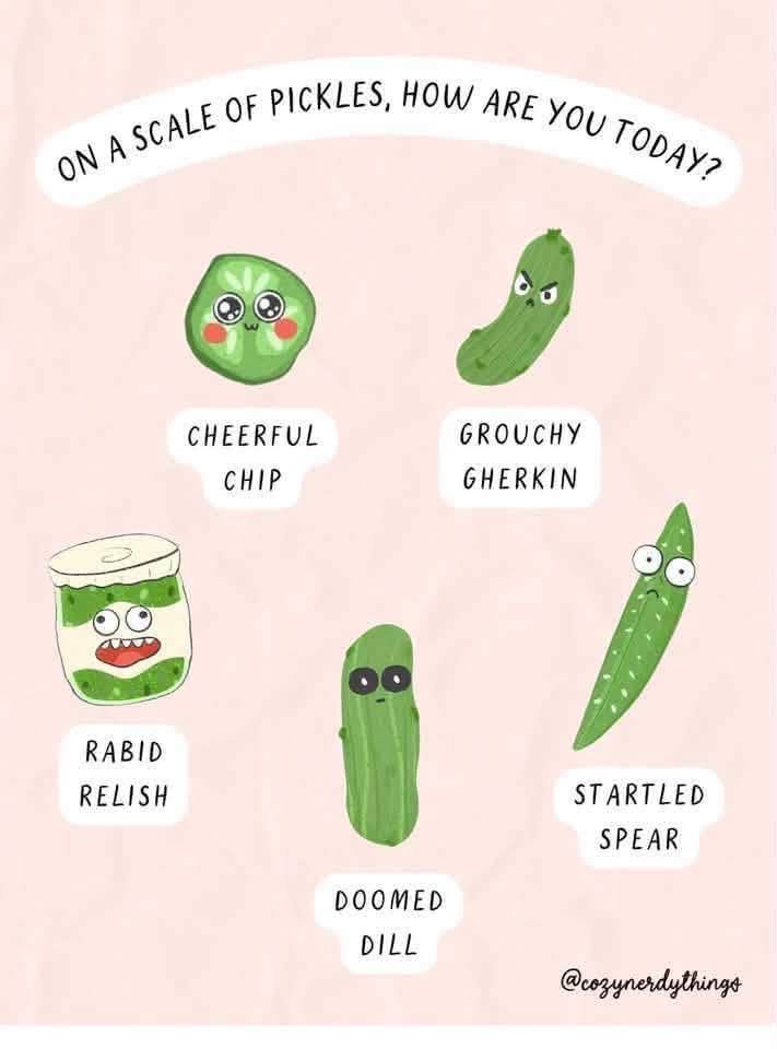 I'm always a 'Doomed Dill' by the end of the week