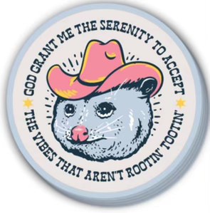 When you gotta accept the vibes that aren't rootin' tootin'.