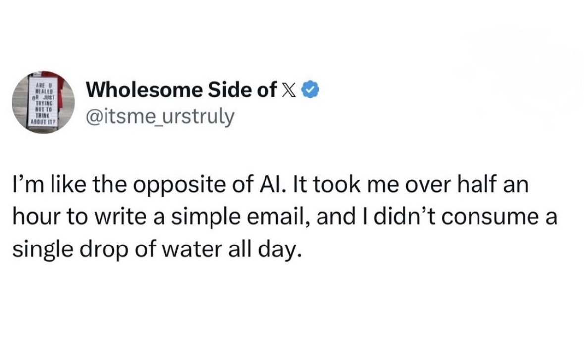 When you're the human equivalent of dial-up.