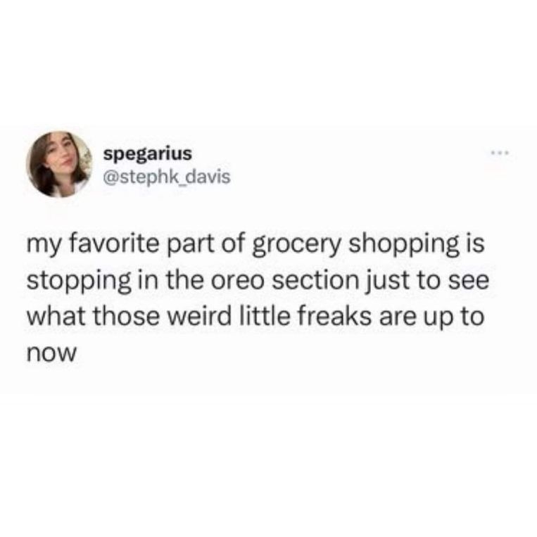 Shopping for Oreos is basically like checking out the weird kid's table at a party
