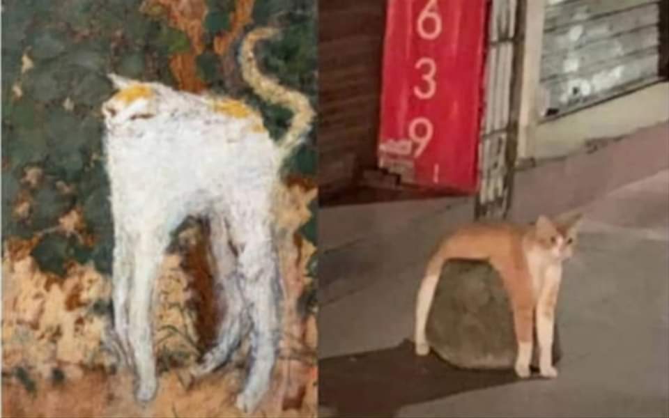 When you try to recreate a painting and it goes... like this.