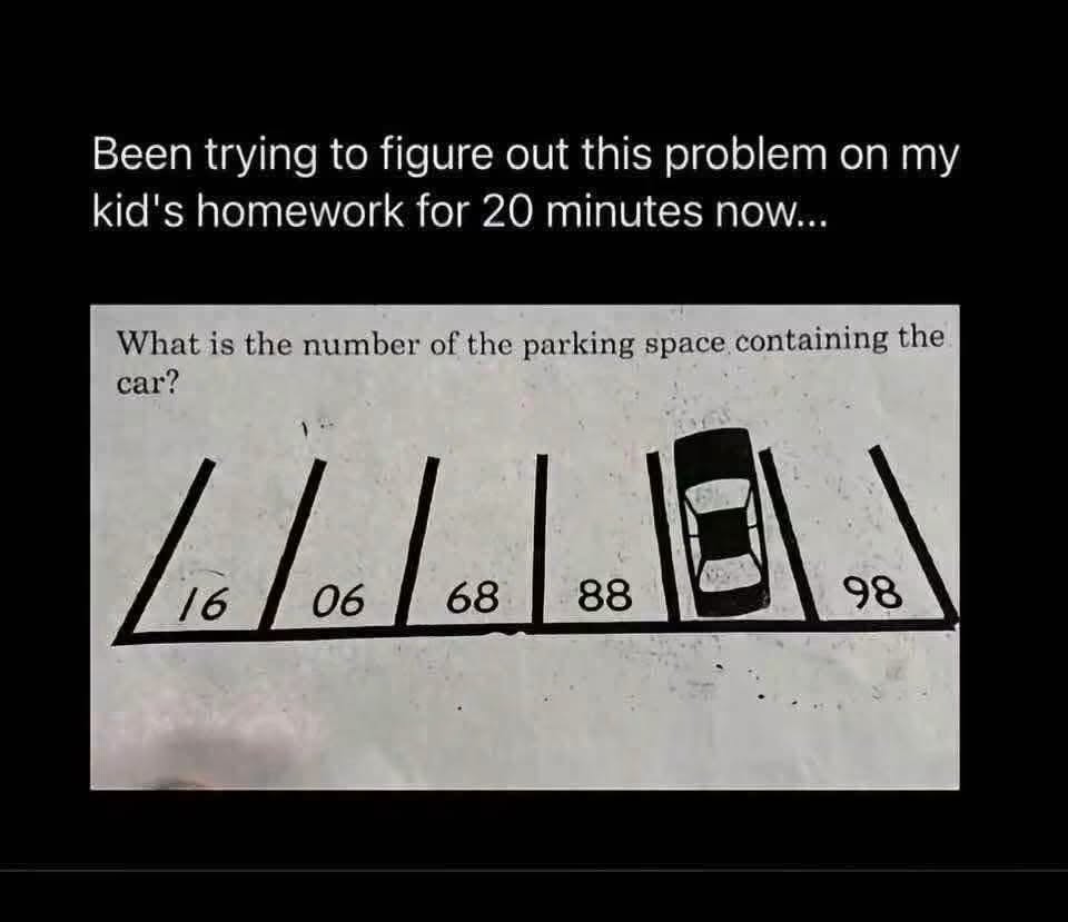 Me trying to figure out my kid's homework and realizing I'm the one who needs to go back to school.