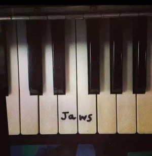 When you're trying to play the Jaws theme song but only know two notes.