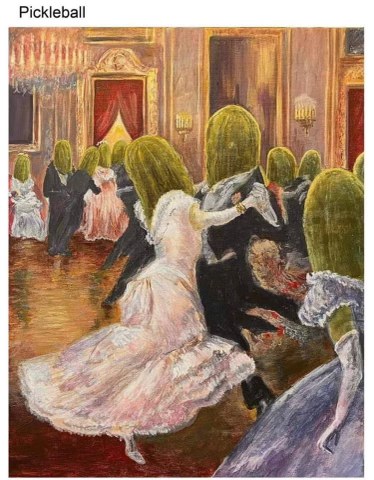 This is some sophisticated pickled herring hitting the ballroom floor