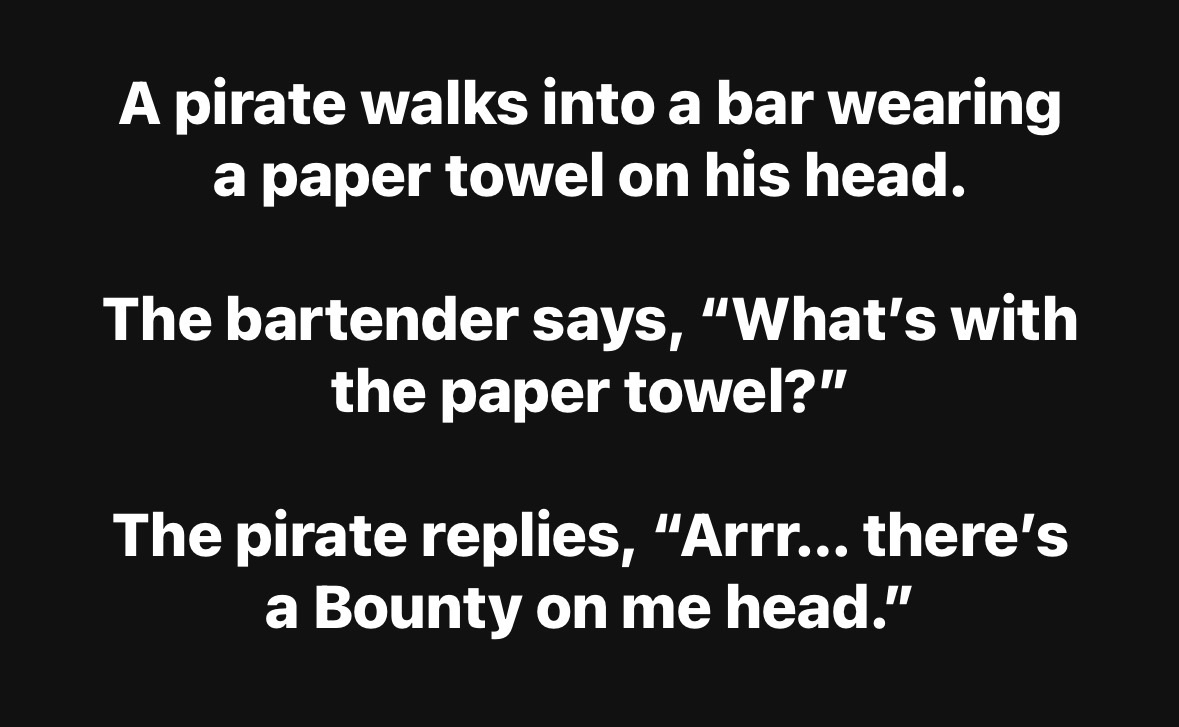 When you try to use a paper towel to cover up a bounty on your head
