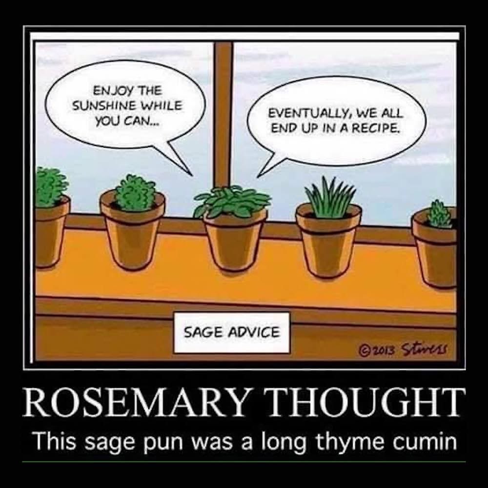 Plants are already planning their own demise in recipes lol