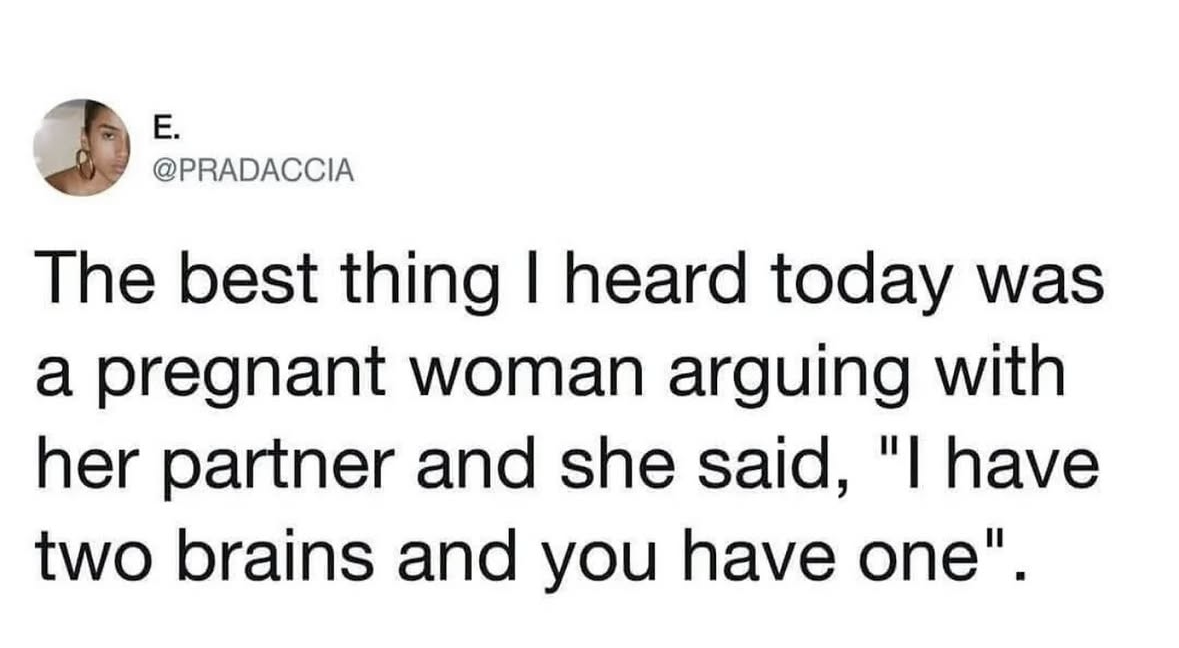 Pregnancy brain is a real thing and this woman proved it by taking arguing to a whole new level.