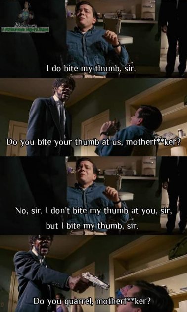 When you're trying to be polite but someone escalates.
