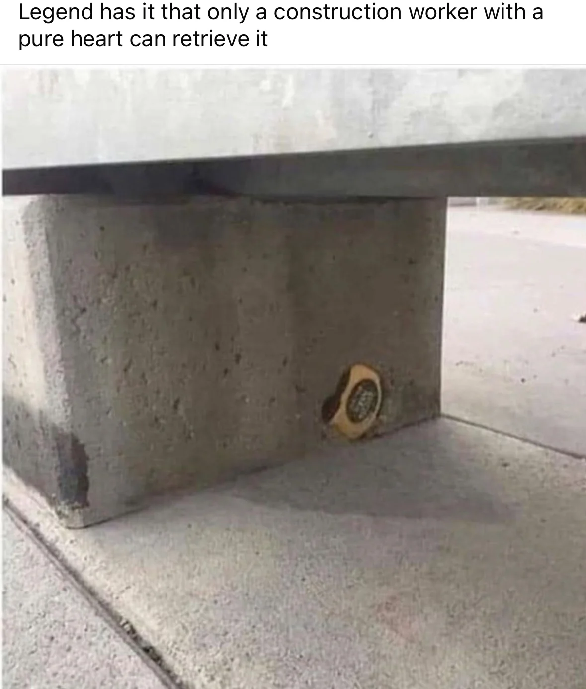 So THIS is what they mean by 'pure construction'.