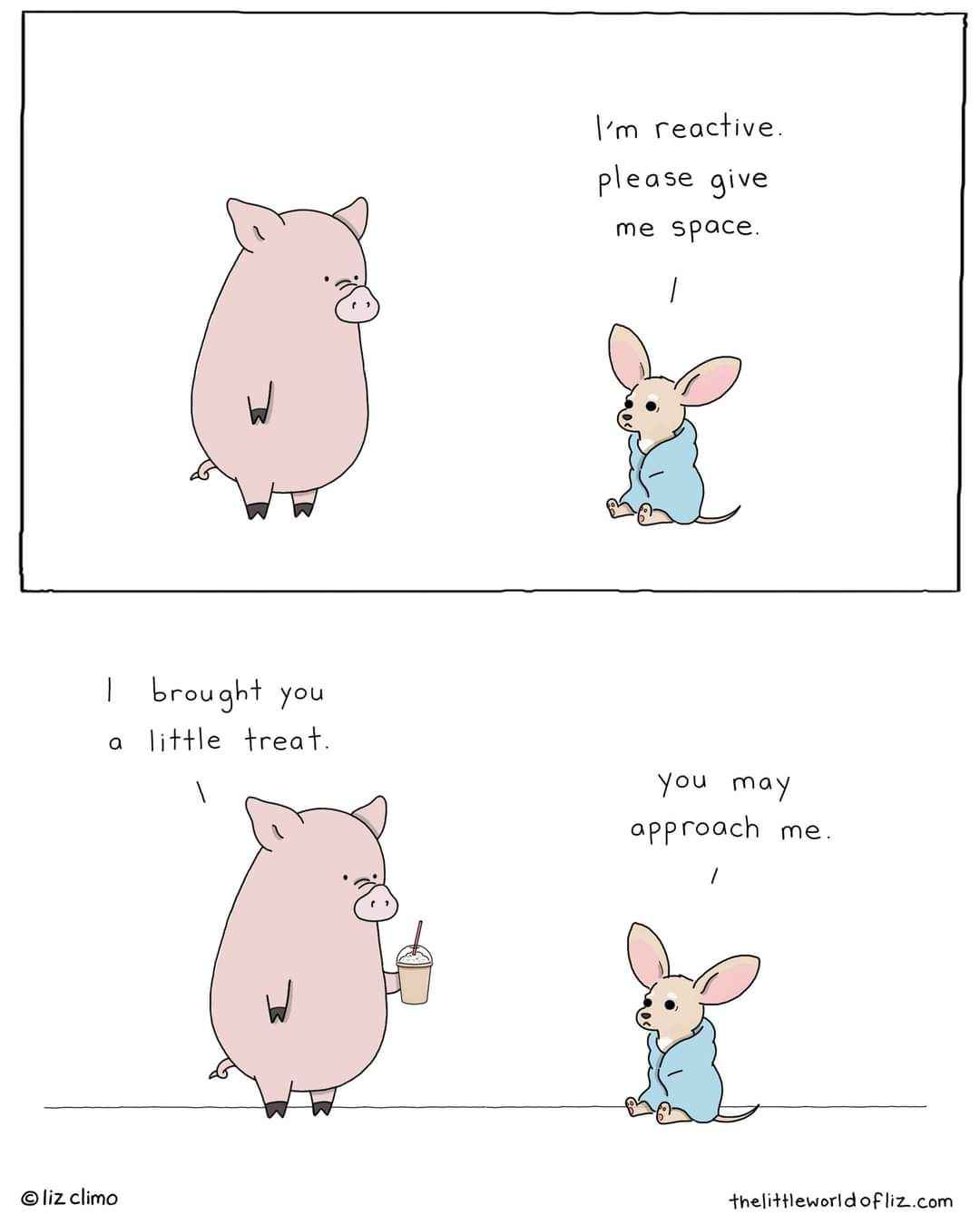 When someone tries to approach you but you're having a good day and might let them.