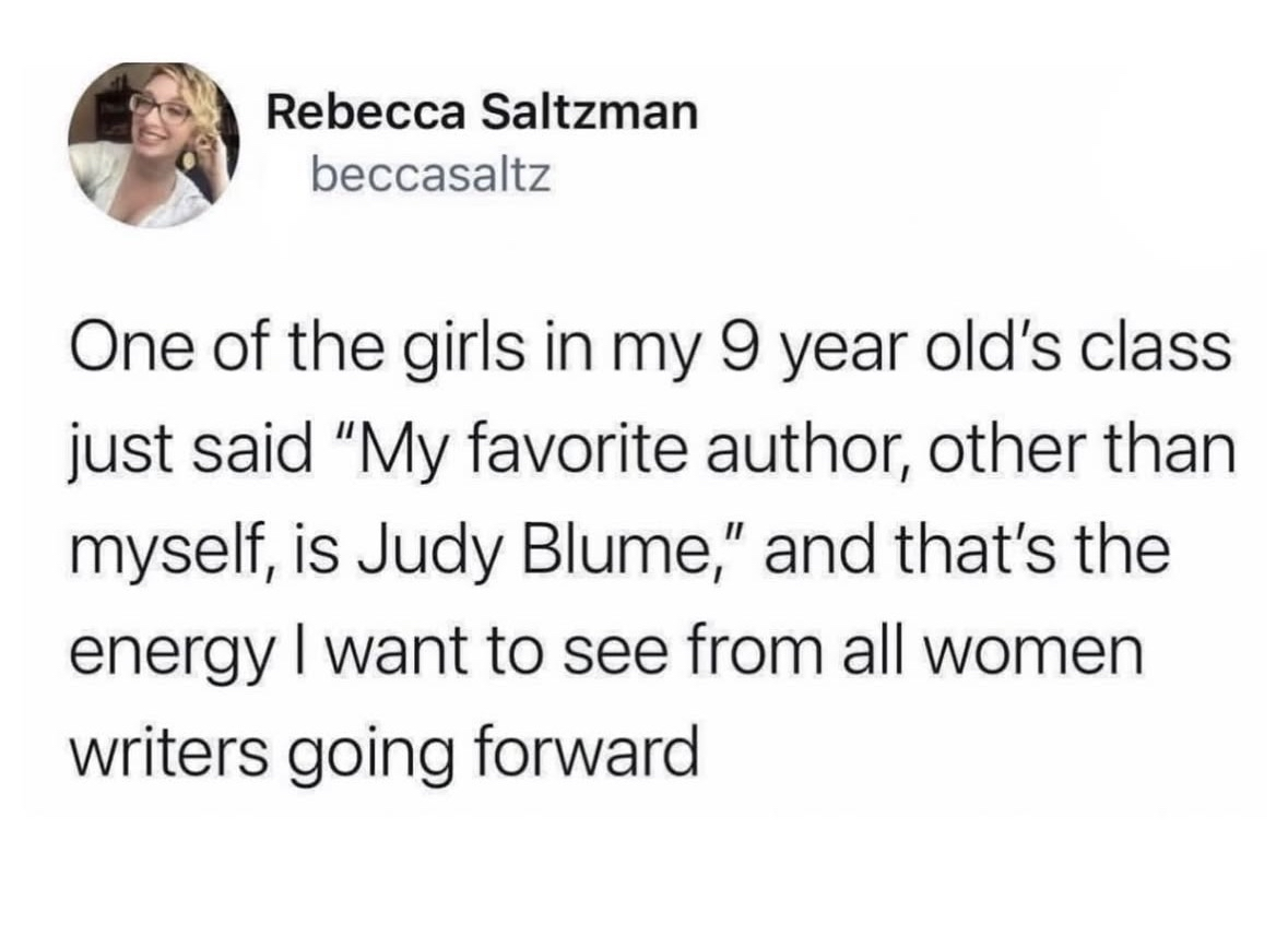 This 9 year old is the future of women writers and I'm here for it.