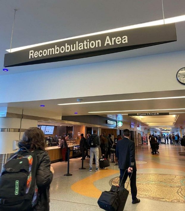 Is this where I go to re-enter reality after a long flight, or is it just a really fancy Starbucks?