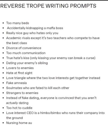 So many ideas for my next fanfic, where do I even start?