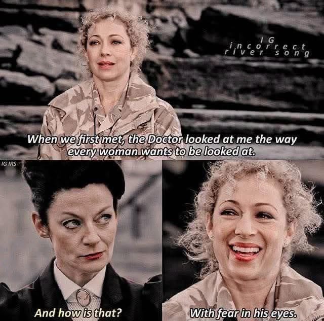 When the person you're describing is actually terrified of you lol