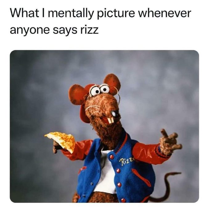 Whenever someone says 'rizz', this is the only image that comes to mind