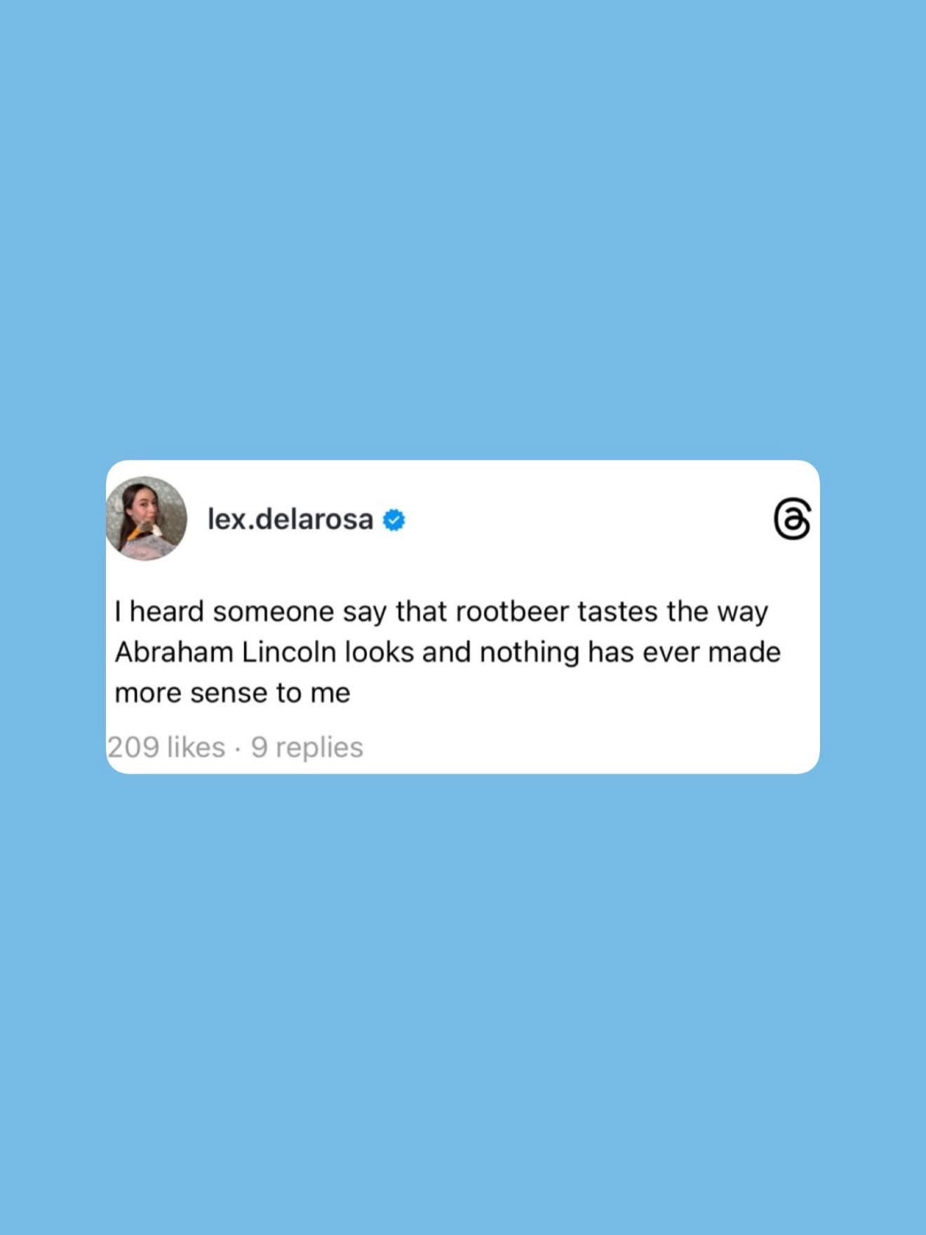 This tweet perfectly explains why I can't stand root beer