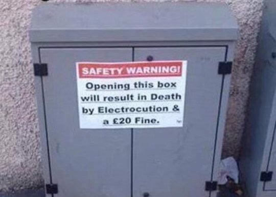 Guess they really don't want you checking the mail.
