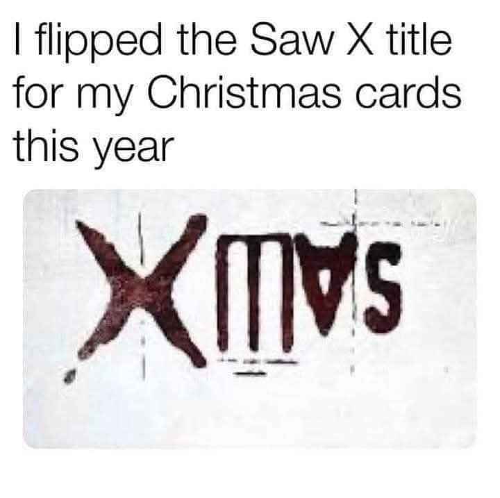 So you're saying my Christmas cards are gonna be a horror show this year.