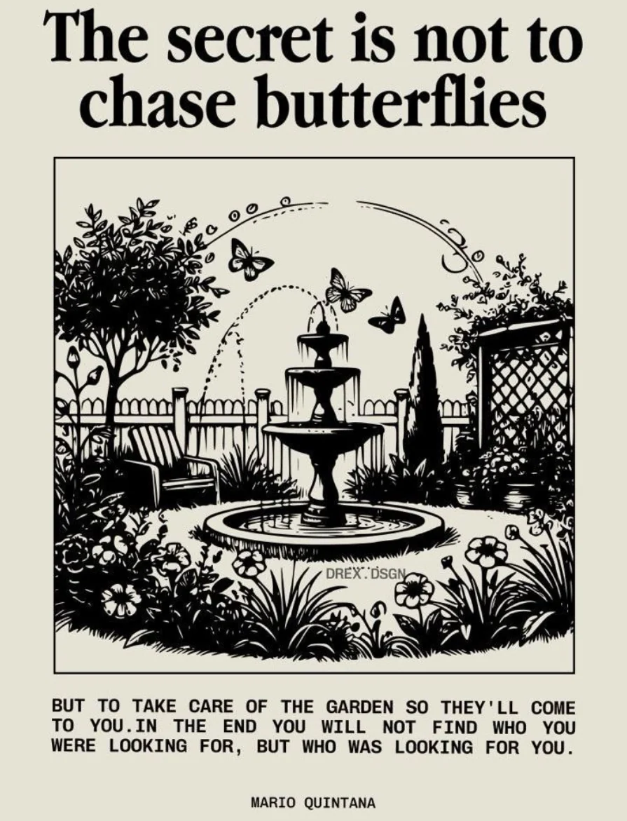 Me deciding to focus on self-improvement instead of chasing validation from others
