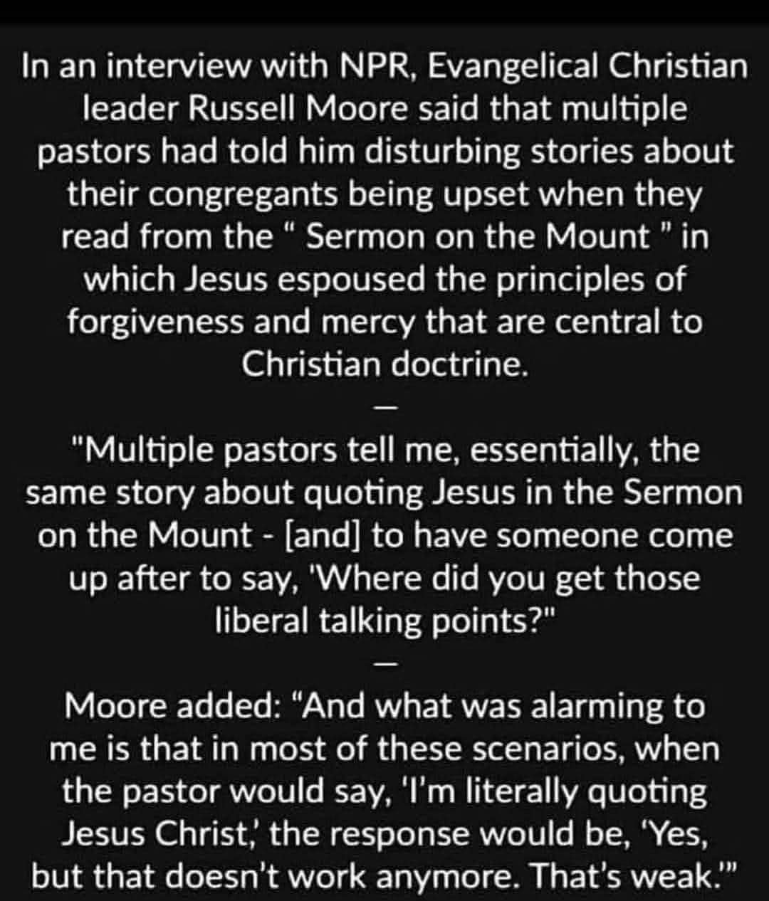 When the congregation is more liberal than Jesus himself
