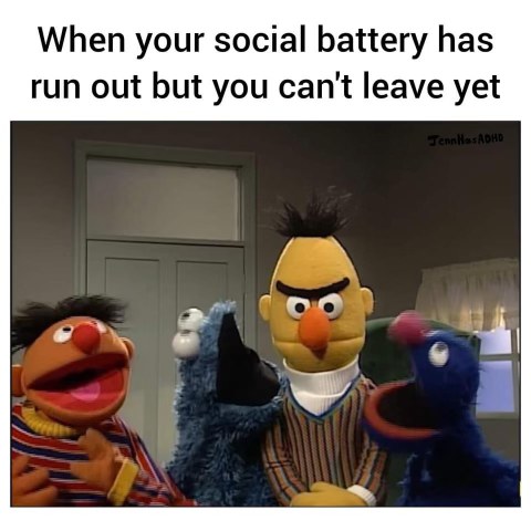 This is my face when my social battery is dead but I still have to hang out with people. 