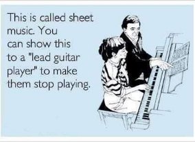 Finally, a way to shut up those annoying lead guitar players in the band.