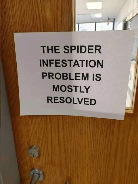 Ah yes, 'mostly' resolved. That fills me with SO much confidence.