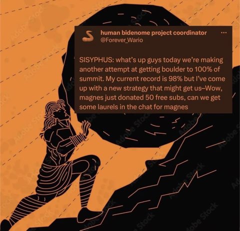 My attempt to finish work today is like Sisyph us trying to push a boulder uphill.  So close but yet so far.