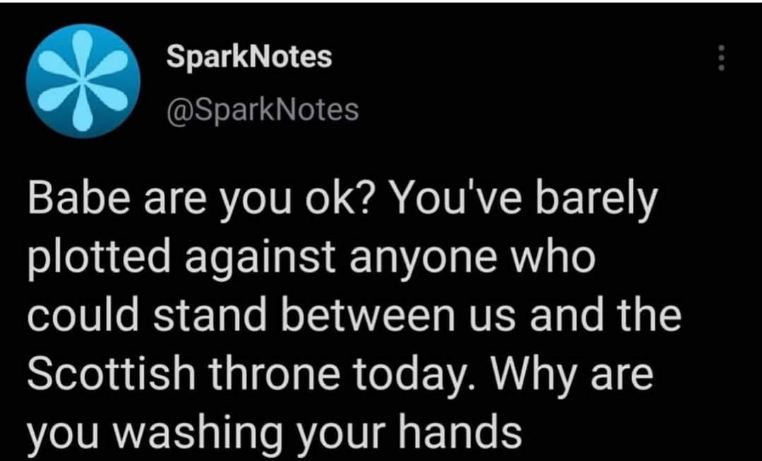 SparkNotes roasting people who are too nice to plot world domination