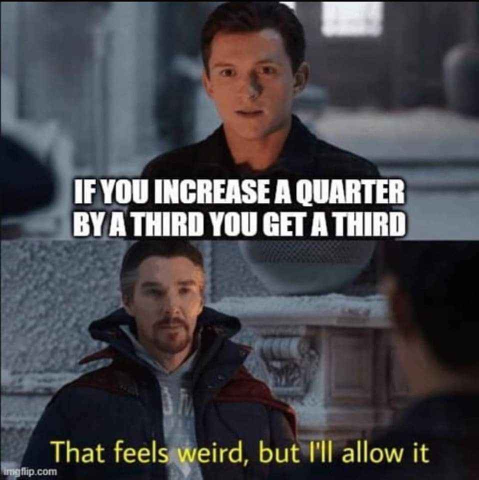 When you try to do math but it's only a suggestion