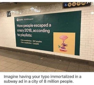 oof, Spotify really immortalized that typo for everyone to see
