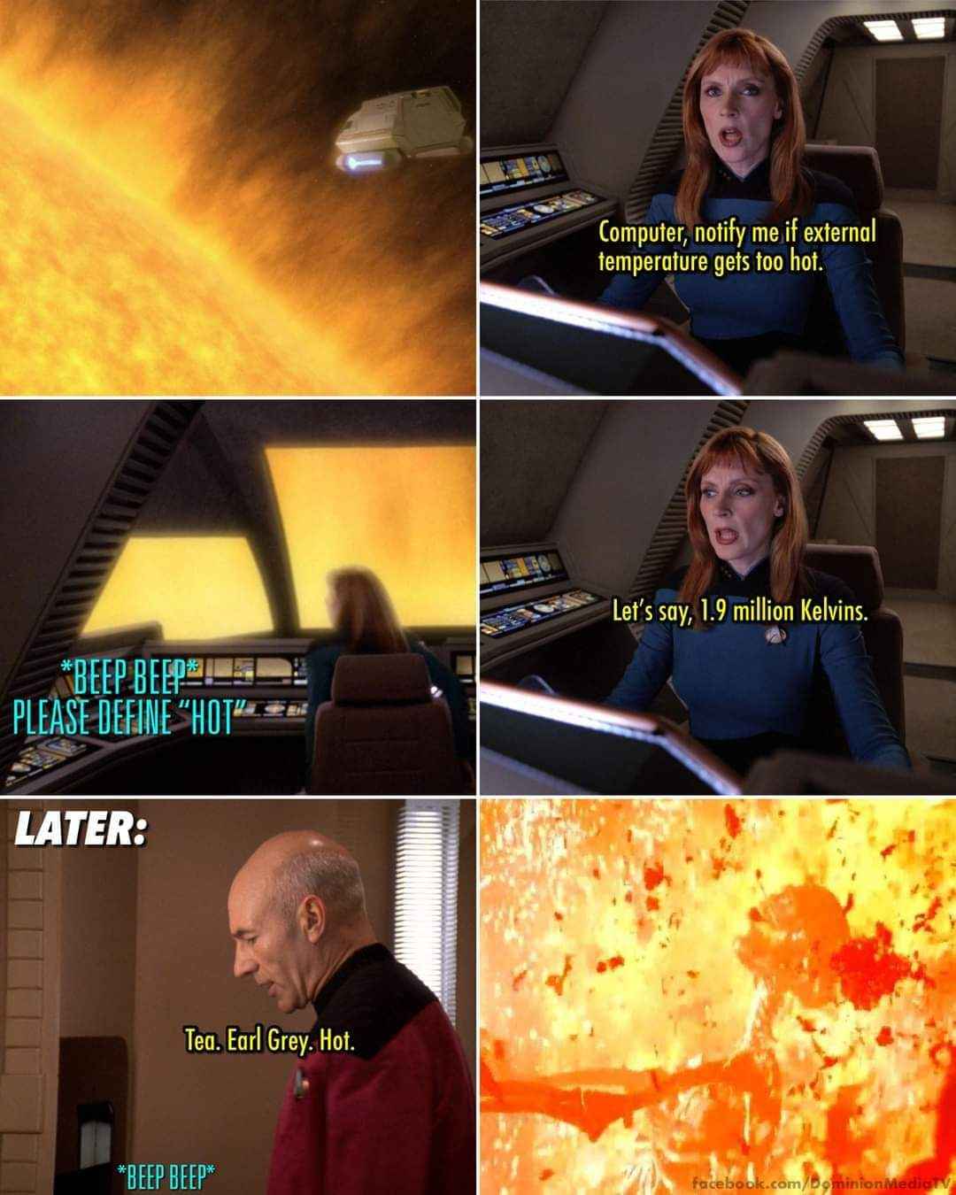 When you ask the computer to define 'hot' and it learns what 'hot' really means
