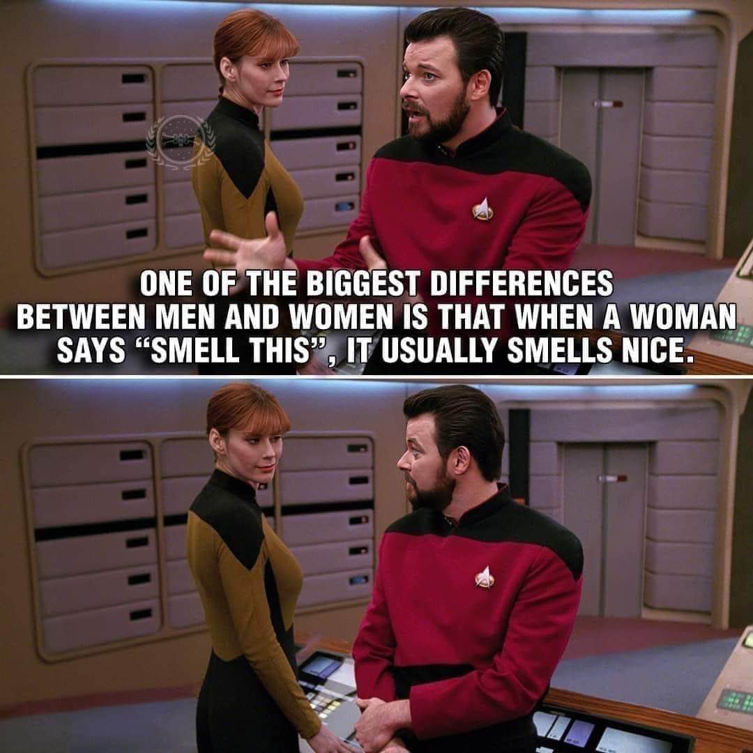 When you ask your friend to smell something and it's not questionable