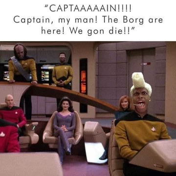 When the entire crew is panicking but you're just trying to get through the shift.
