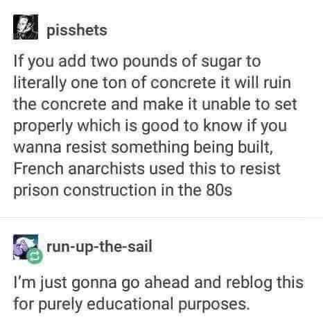 Me learning all the ways to sabotage construction projects for 'educational purposes'
