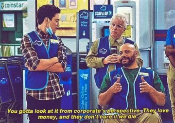 When corporate only cares about profit and not your well-being