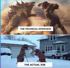 My brain during the interview vs when I get the actual job and have to do the work