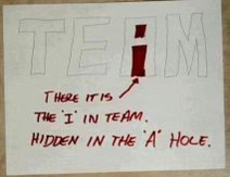 This is what happens when you try to force team building exercises on people who hate each other.