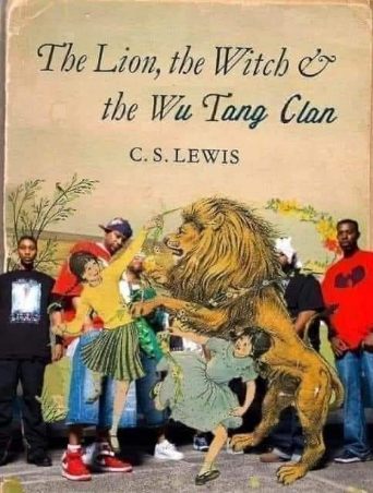 When you try to read C.S. Lewis but the Wu-Tang Clan is there instead.