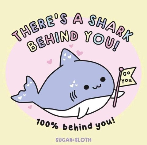 This shark is low-key the best hype man ever.