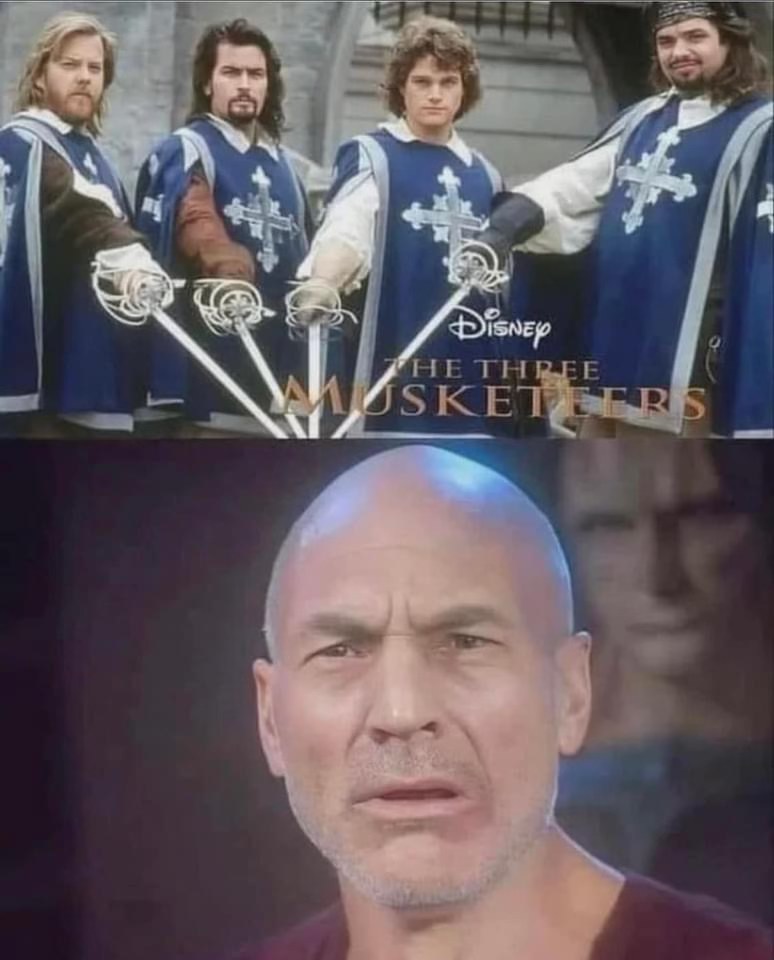 When you google "The Three Musketeers" and get Star Trek villains instead