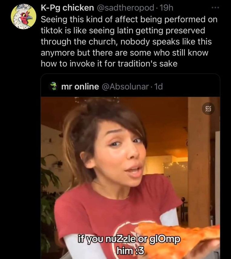 This is the TikTok equivalent of someone bringing Latin back from the church.