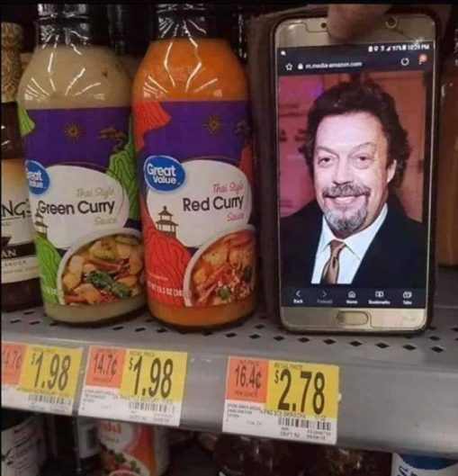 My brain trying to decide between red curry and green curry sauce