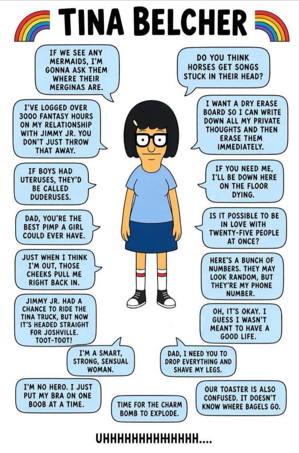 Tina Belcher is just out here living her best, most awkward life.