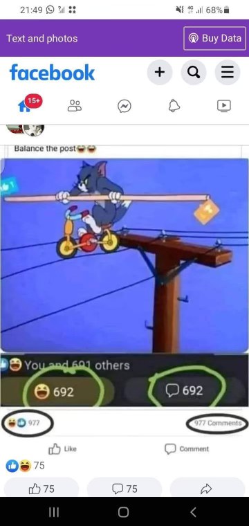 When you're trying to be balanced but end up in a precarious situation