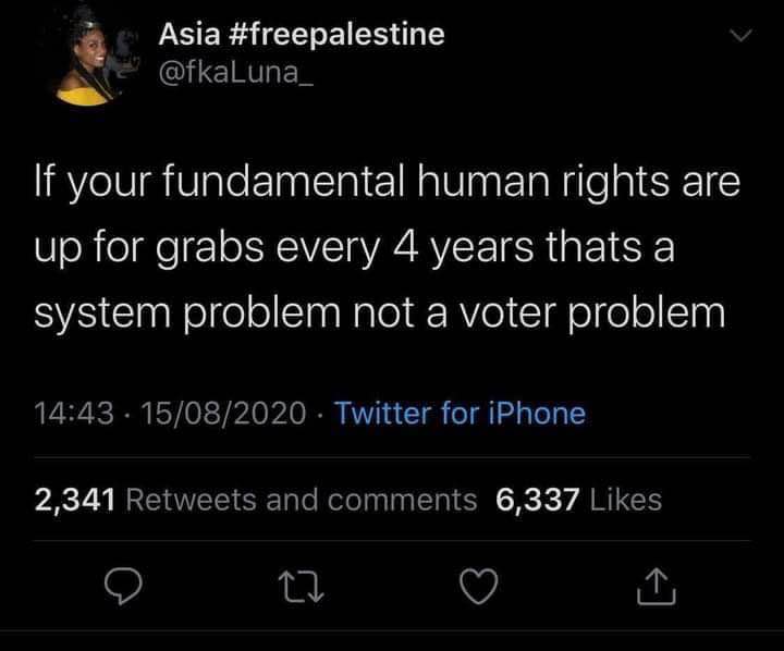 When election year rolls around and you gotta wonder why your rights are suddenly up for debate again