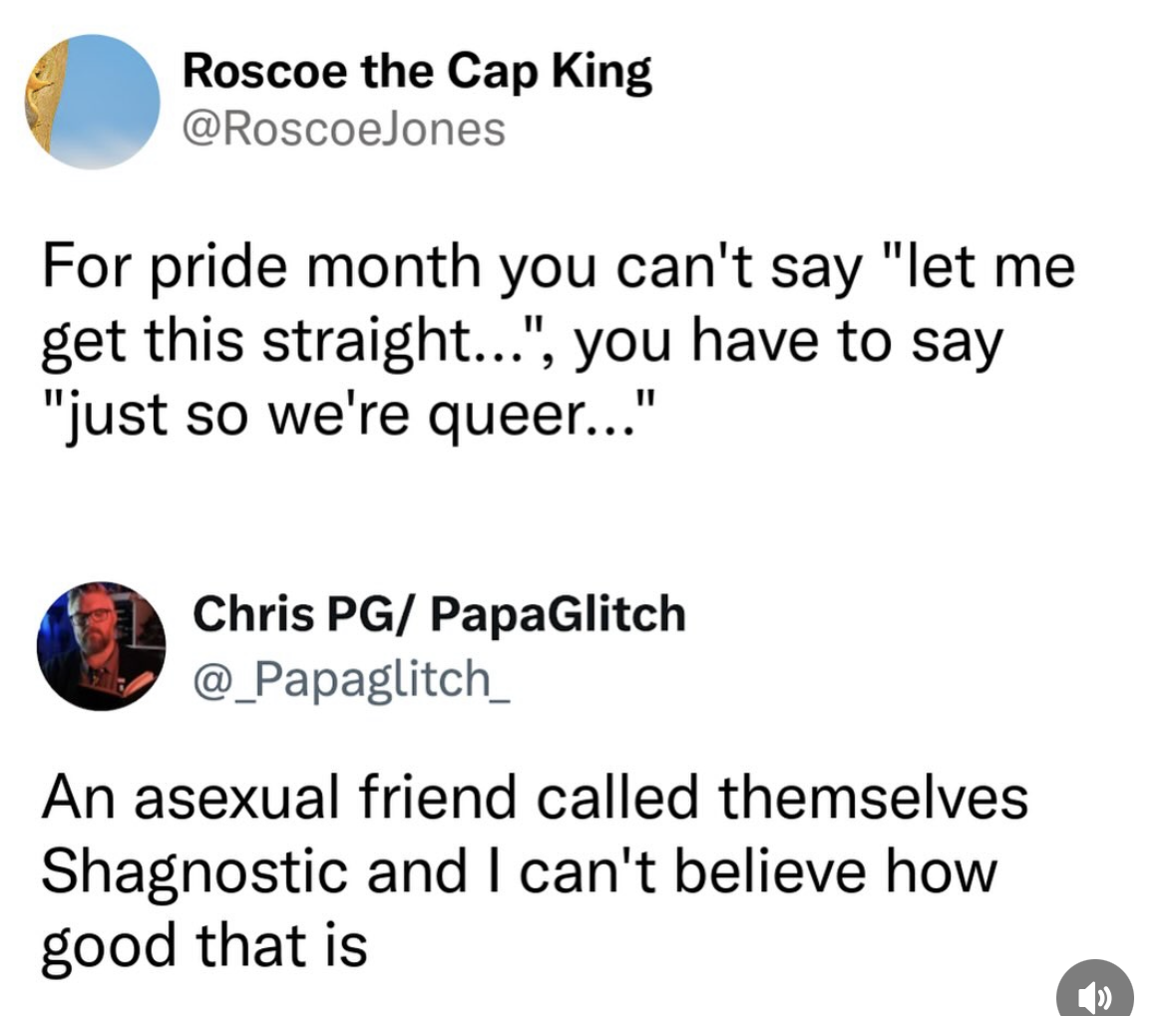 OMG this asexual friend is Shagnostic, that's genius