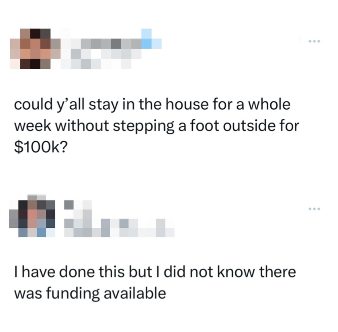 Apparently I'm rich because I'm a homebody